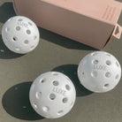 White Pickleballs - Pack of 3 - Dink & Volley Pickleball