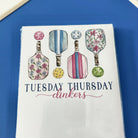 Personalized Tuesday/Thursday Dinkers Notepad