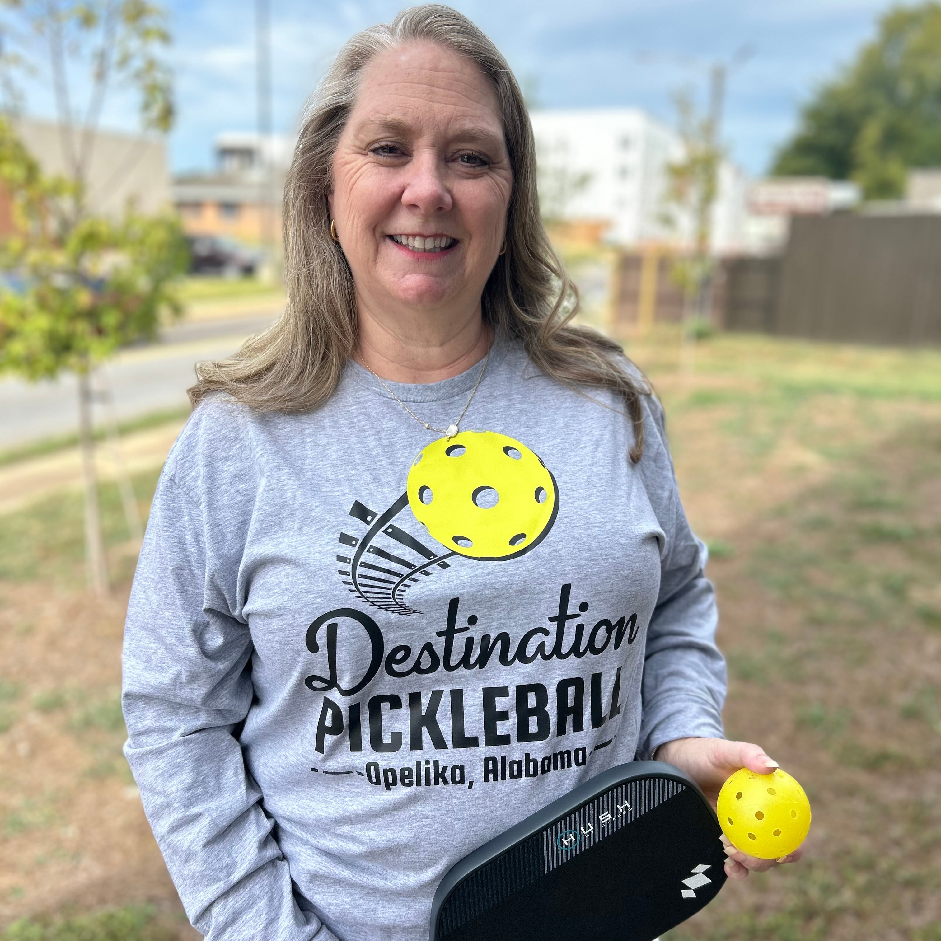 Unisex Destination Pickleball - Opelika Long Sleeve T-shirt