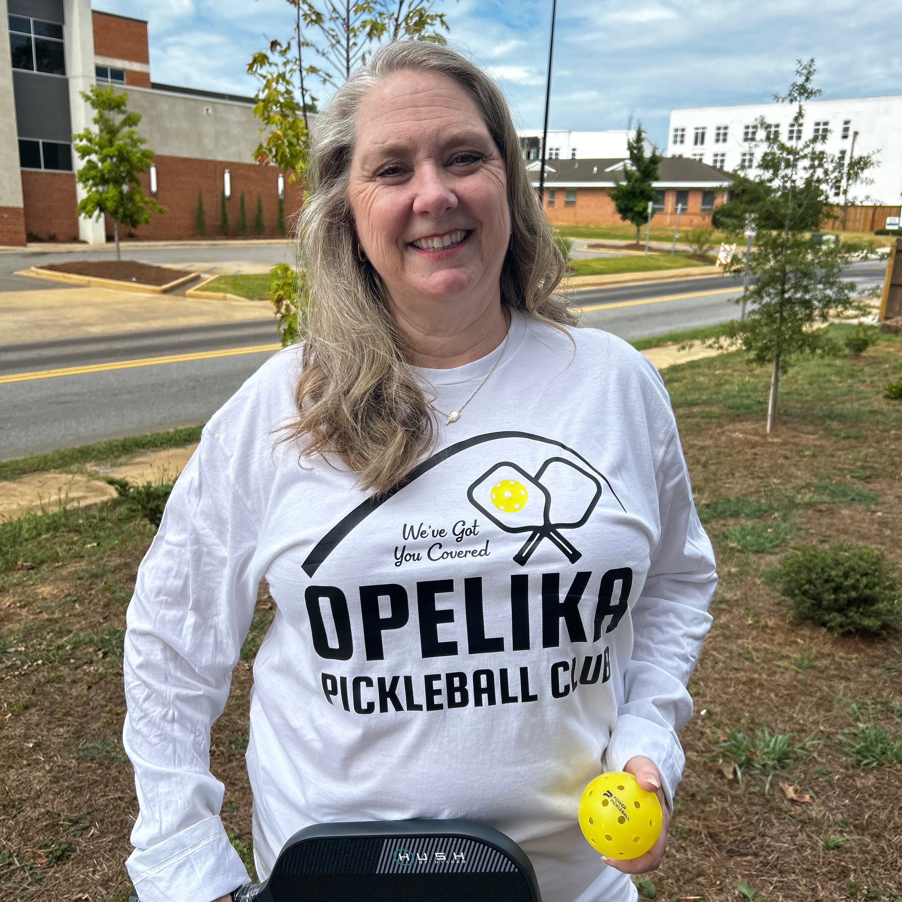 Unisex Opelika Pickleball Club Long Sleeve T-shirt