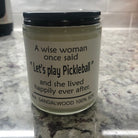 Pickleball Candle