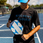 Men's Kitchen's Closed Performance Shirt Black - Dink & Volley Pickleball