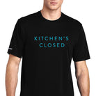 Men's Kitchen's Closed Performance Shirt Black - Dink & Volley Pickleball