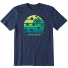 Unisex Retro Pickleball Palms T-Shirt - Dink & Volley Pickleball