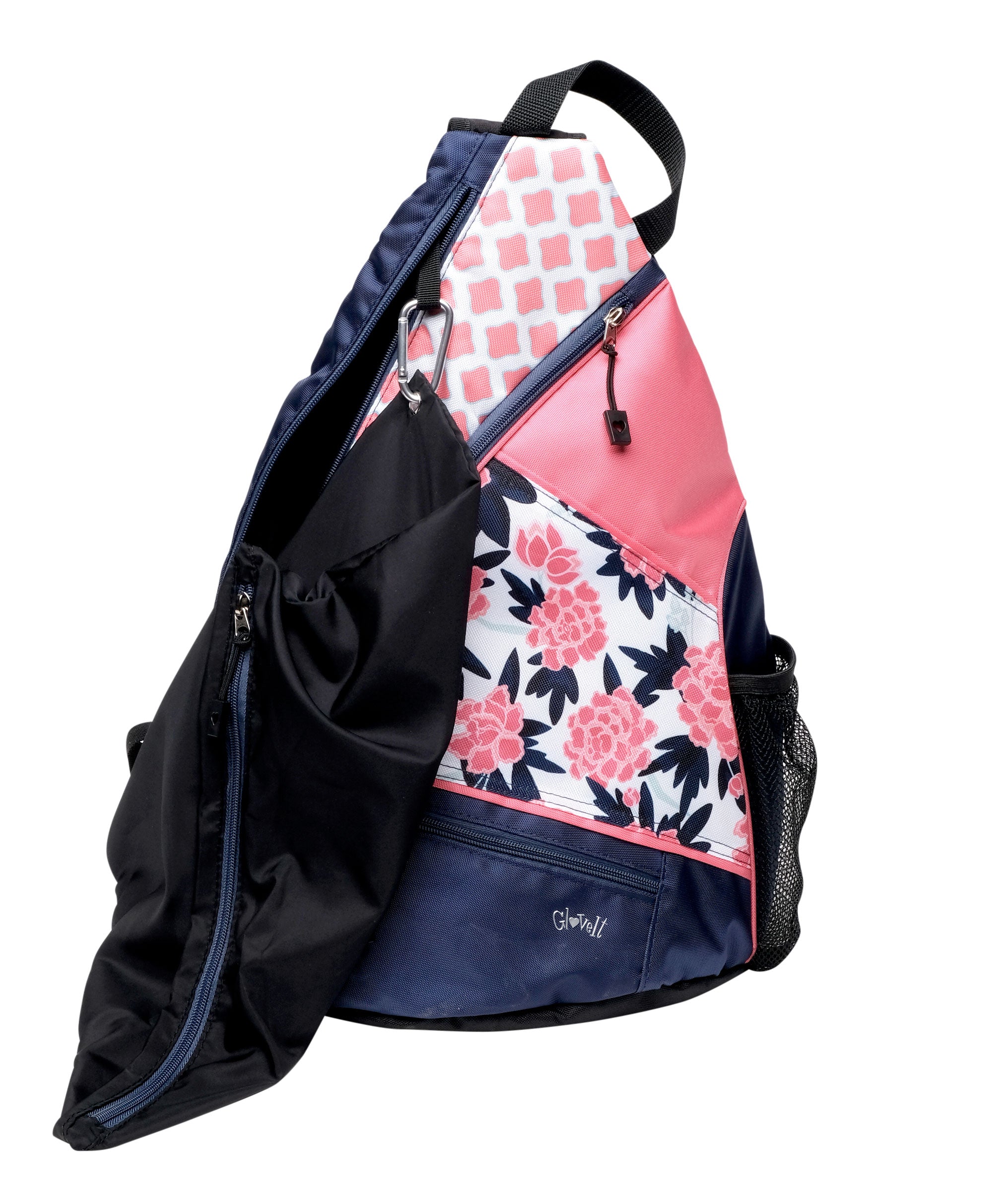 Peonies & Pars Pickleball Sling Bag - Dink & Volley Pickleball