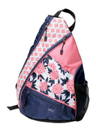 Peonies & Pars Pickleball Sling Bag - Dink & Volley Pickleball