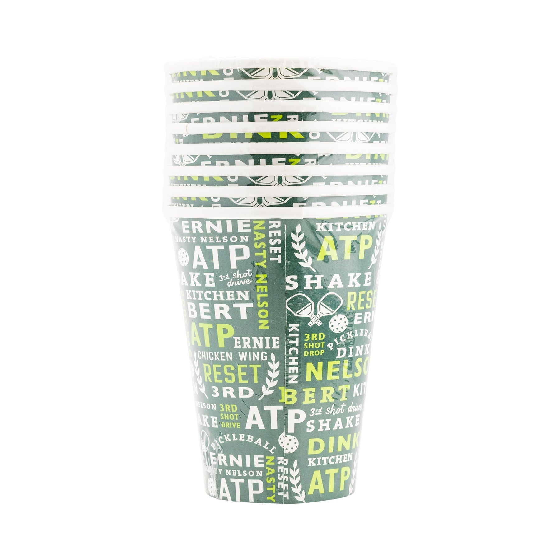 Pickleball Party Paper Cups