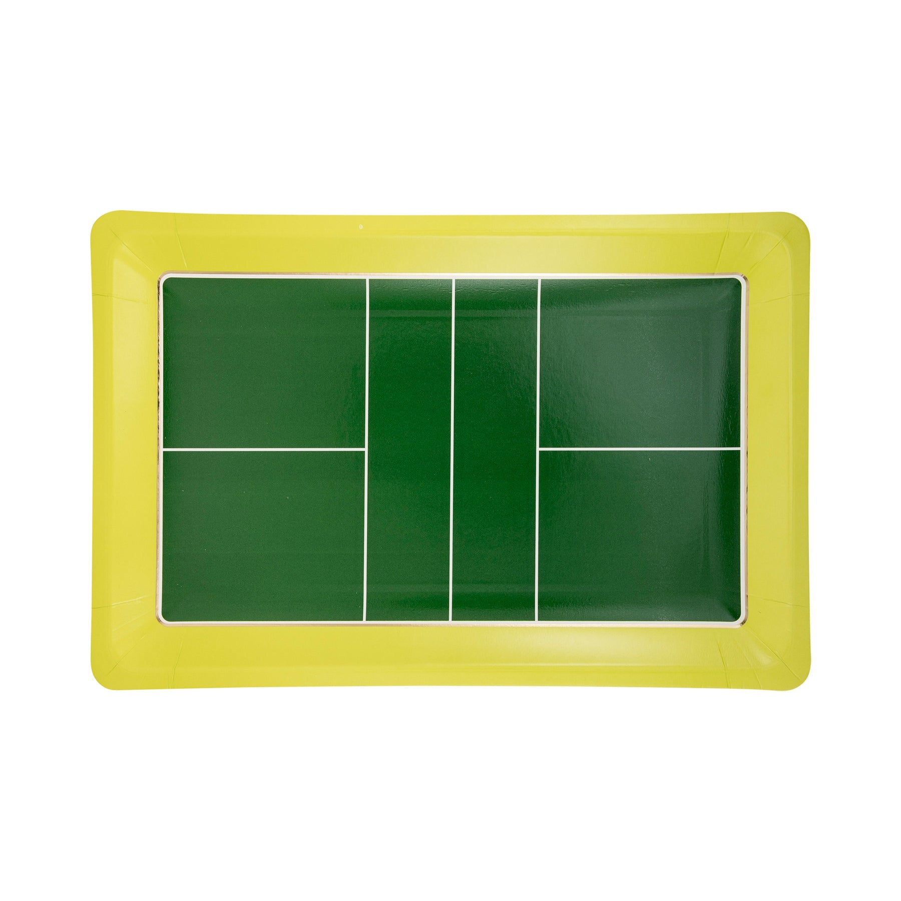 Pickleball Court Shaped Paper Plates