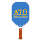 Alpha Tau Omega Letters Azure Pickleball Paddle - Dink & Volley Pickleball