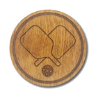 Pickleball Wood Drink Coasters - Dink & Volley Pickleball