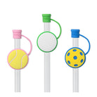 Sports Straw Topper - Dink & Volley Pickleball