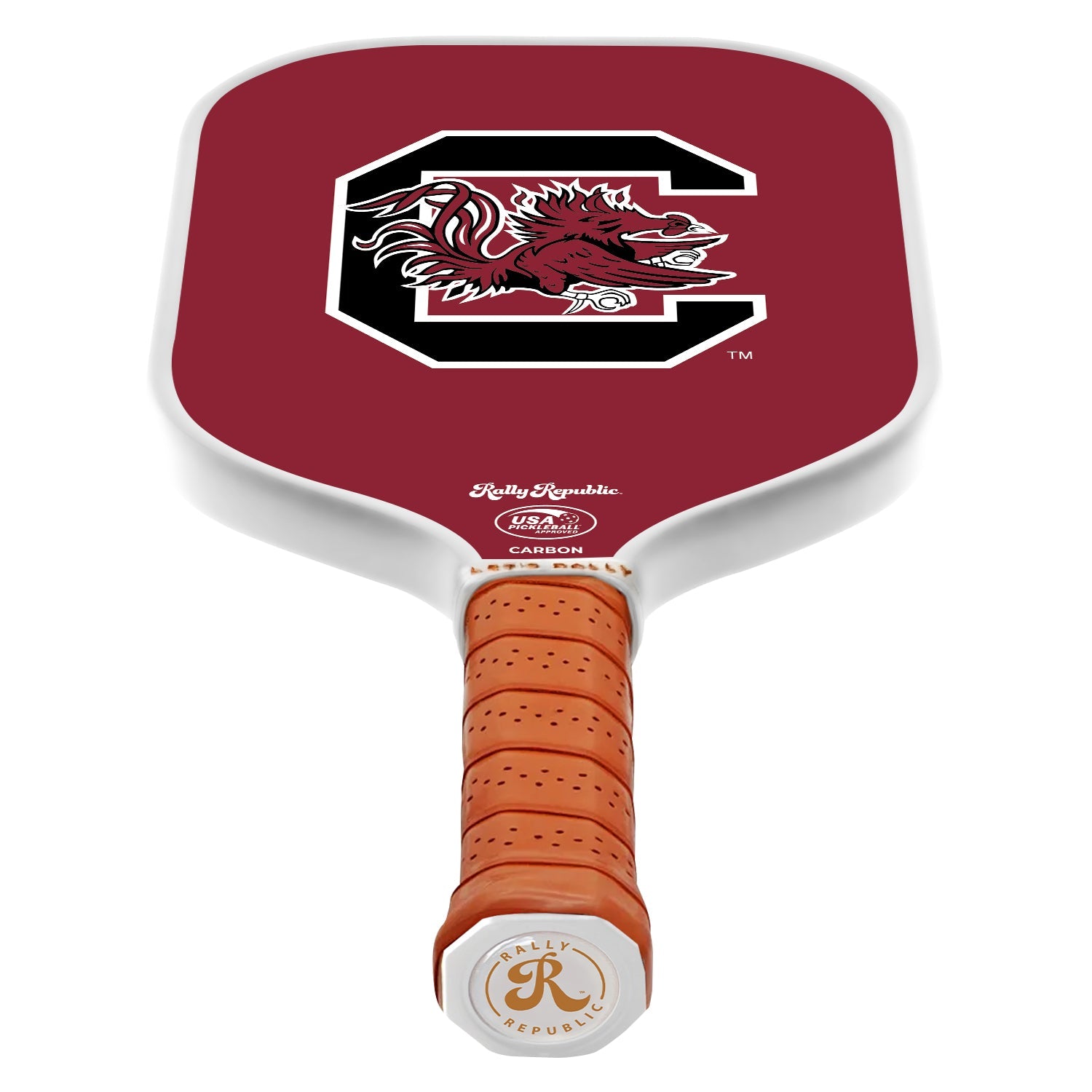 South Carolina Gamecocks Garnet Block C - Dink & Volley Pickleball