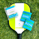 Blue Dink & Bang Pickleball Wristbands - Dink & Volley Pickleball