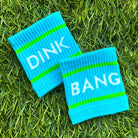 Blue Dink & Bang Pickleball Wristbands - Dink & Volley Pickleball