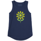 Women's Clean Pickleball Flower Sleeveless Tee - Dink & Volley Pickleball