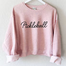 Rose Pickleball Graphic Sweatshirt - Crop - Dink & Volley Pickleball