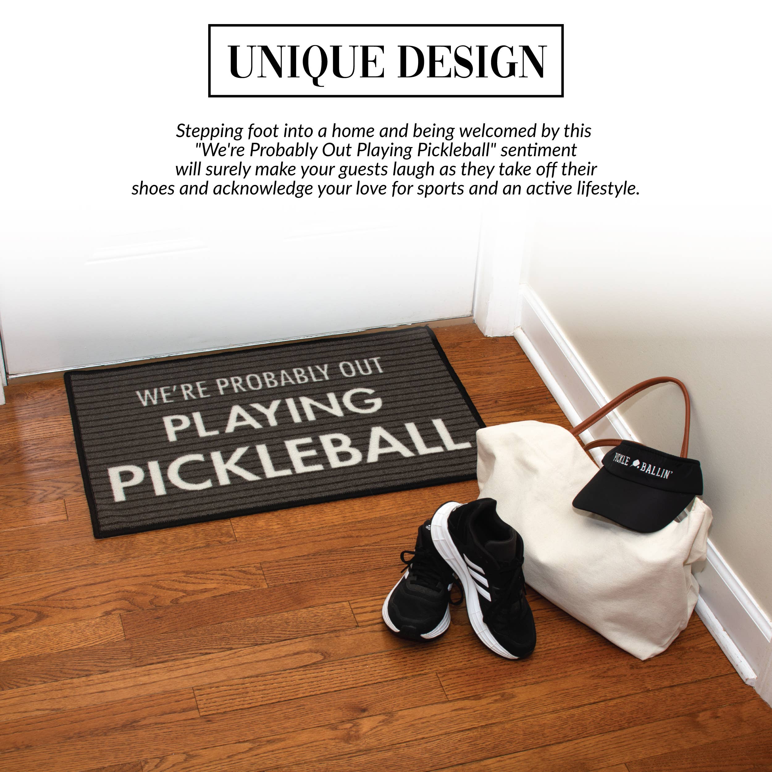 Pickleball Door Mat - Dink & Volley Pickleball