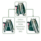 The Teddi Pickleball Backpack Green - Dink & Volley Pickleball