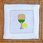 Pickleball Embroidered Cocktail Napkins - Dink & Volley Pickleball