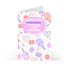 Pickleball Valentines Card