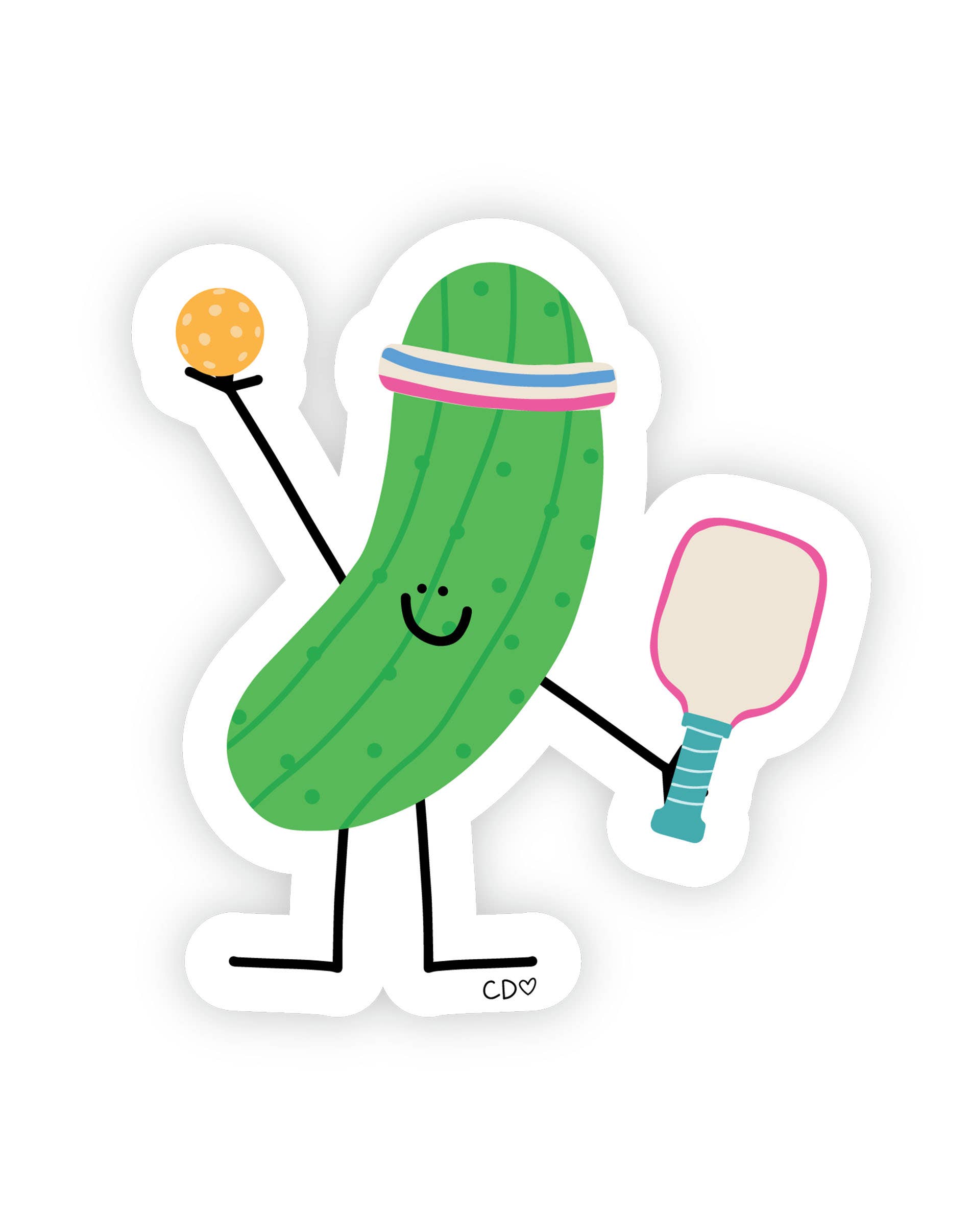 Pickle Pickleball Decal Sticker - Dink & Volley Pickleball