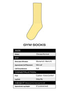 Pickleball Gym Crew Socks - Dink & Volley Pickleball