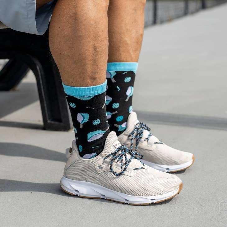 Men's Bamboo Pickleball Dress Socks