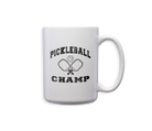 Pickleball Themed Coffee Mugs - Dink & Volley Pickleball