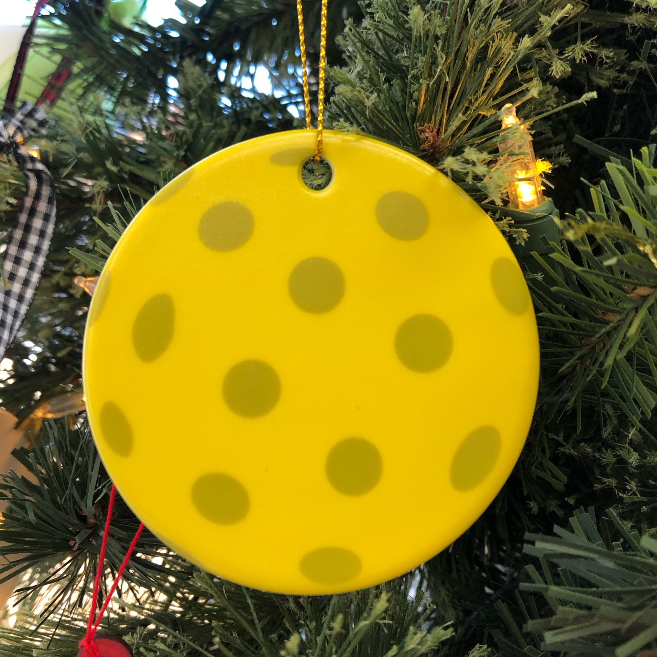 Pickleball Christmas Ornament - Dink & Volley Pickleball