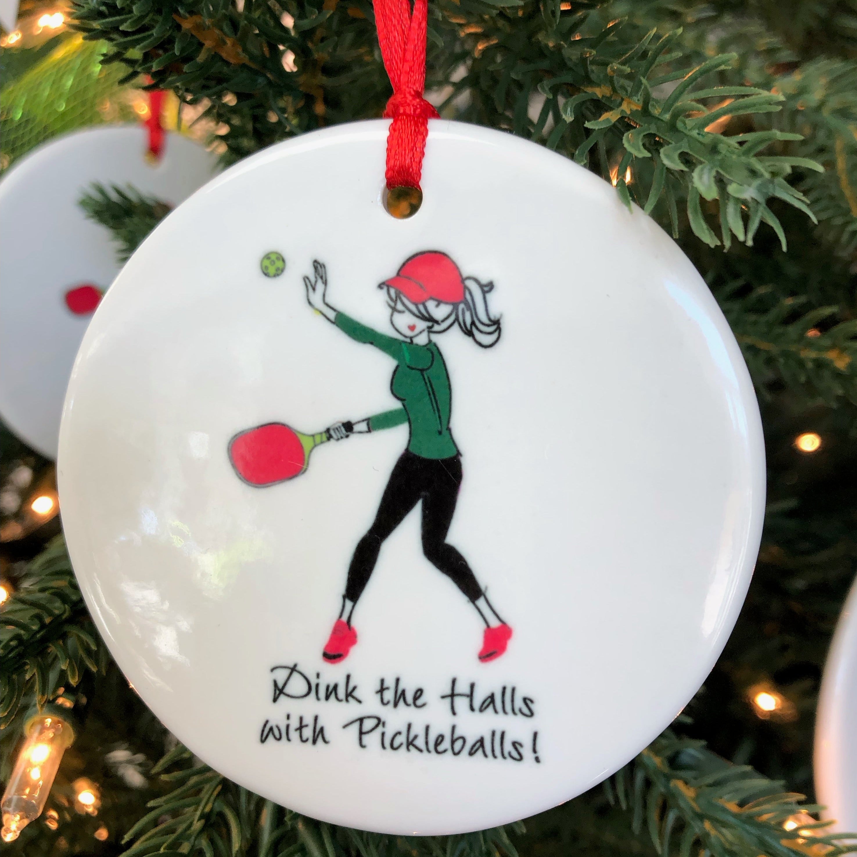 Dink the Halls Christmas Ornament