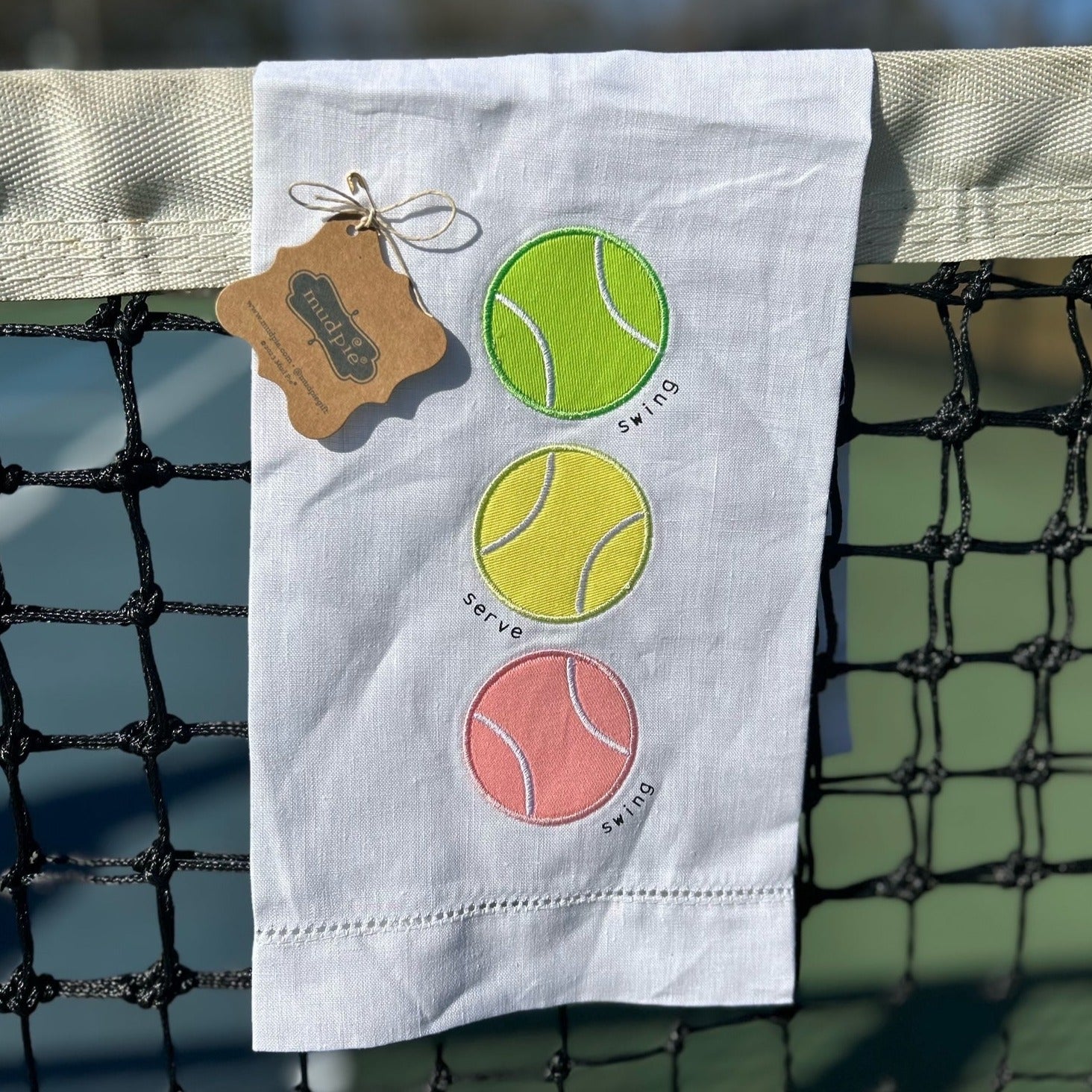 Mud Pie Tennis Kitchen Towel