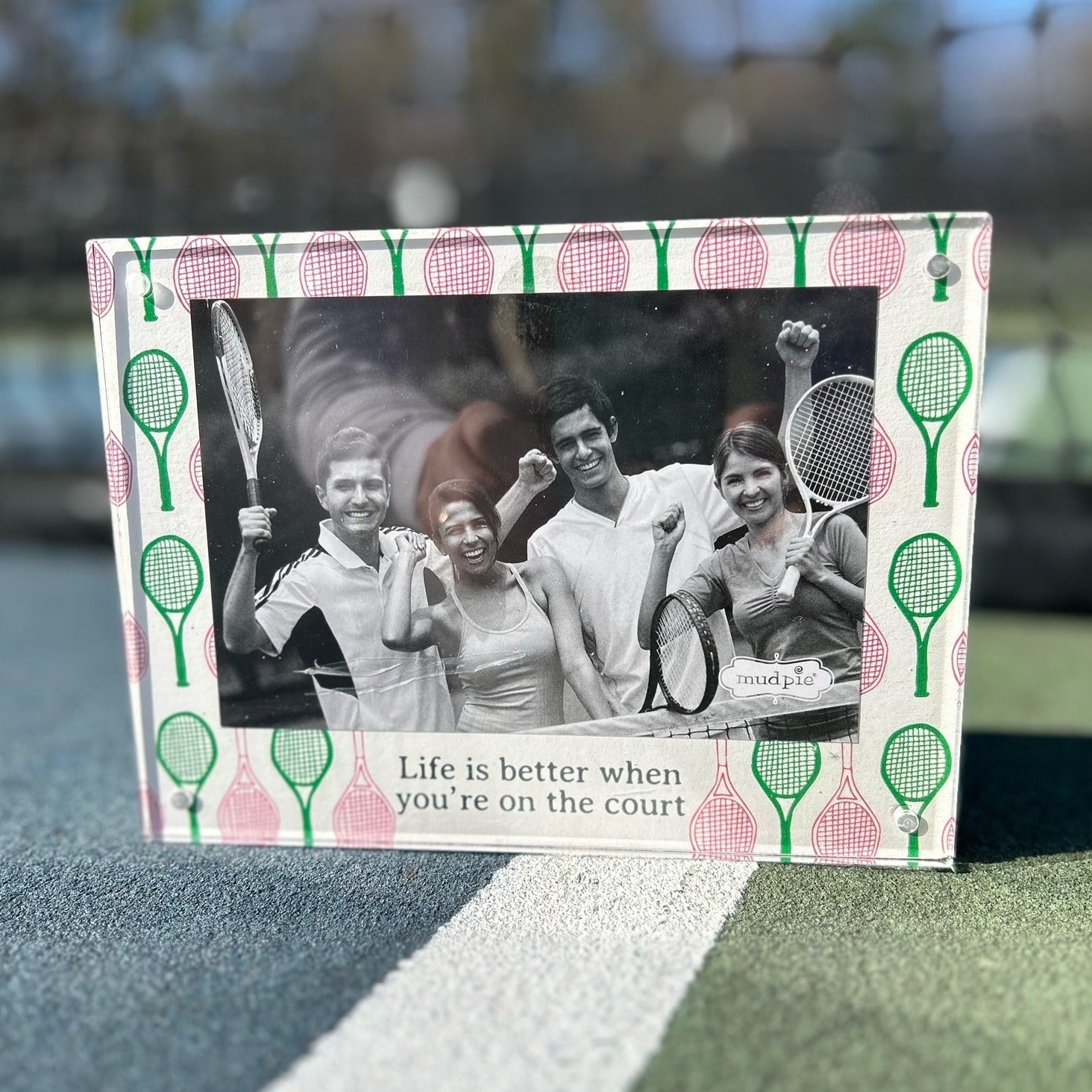 Tennis Picture Frame by Mud Pie