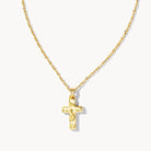 Cross Pendant Necklace in Gold