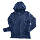 Navy Zip-Front Sun Hoodie - Dink & Volley Pickleball