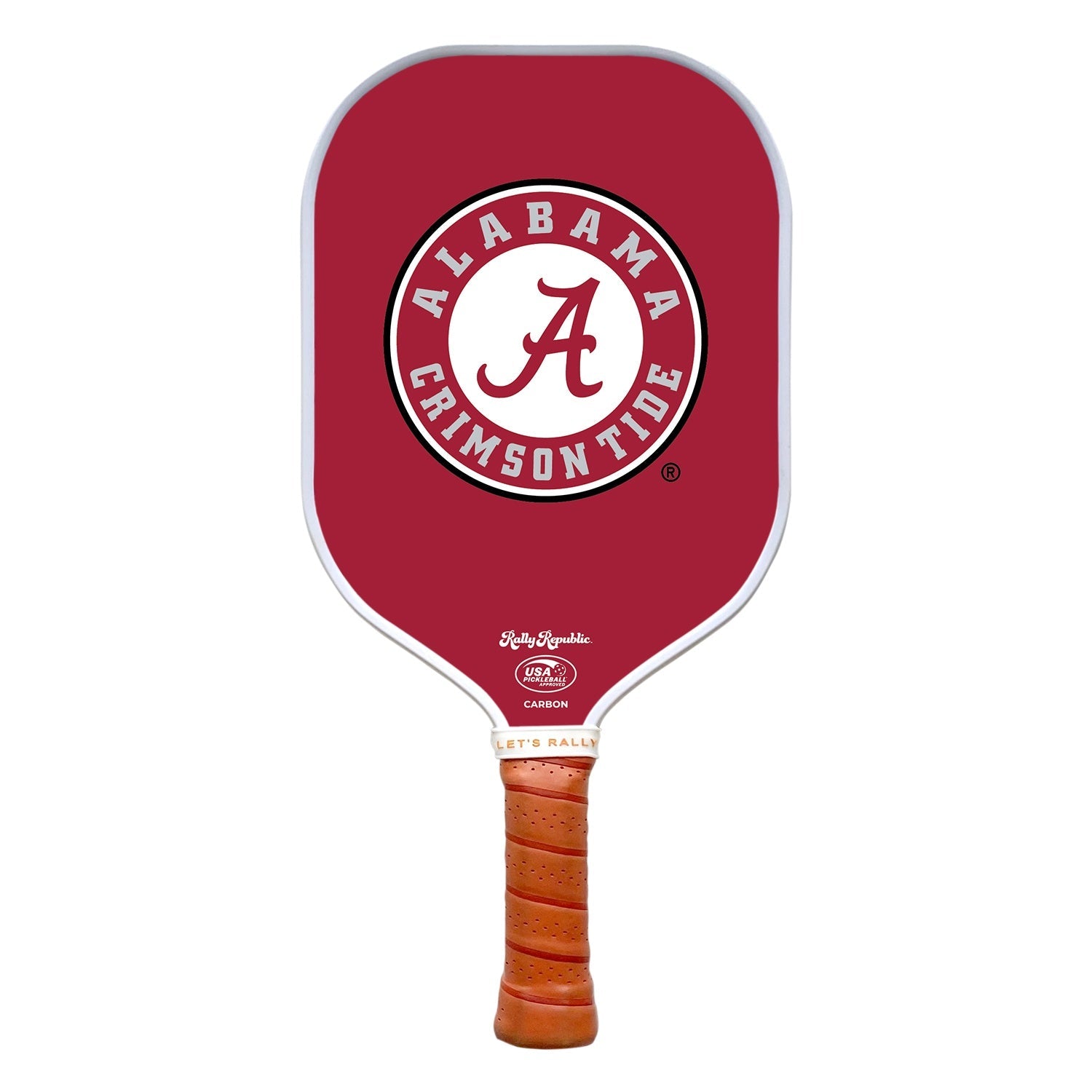 Alabama Crimson Tide Crimson Circle Logo Paddle - Dink & Volley Pickleball