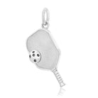 Sterling Silver Pickleball Pendant/Charm - Dink & Volley Pickleball