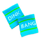 Blue Dink & Bang Pickleball Wristbands - Dink & Volley Pickleball