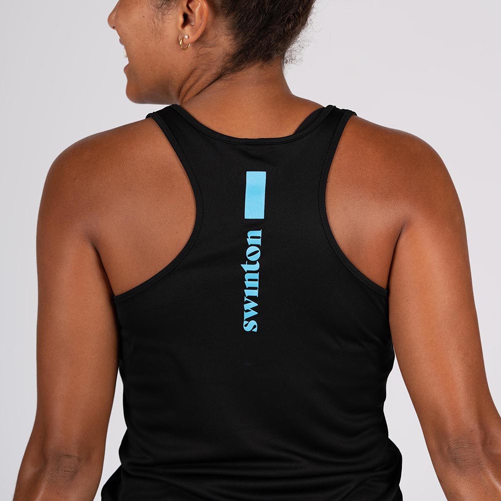 Women's Kitchen's Closed Performance Tank Black - Dink & Volley Pickleball