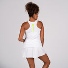 Women's Kitchen's Closed Performance Tank White - Dink & Volley Pickleball