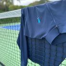 Court Performance Quarter Zip Pullover in Navy - Dink & Volley Pickleball