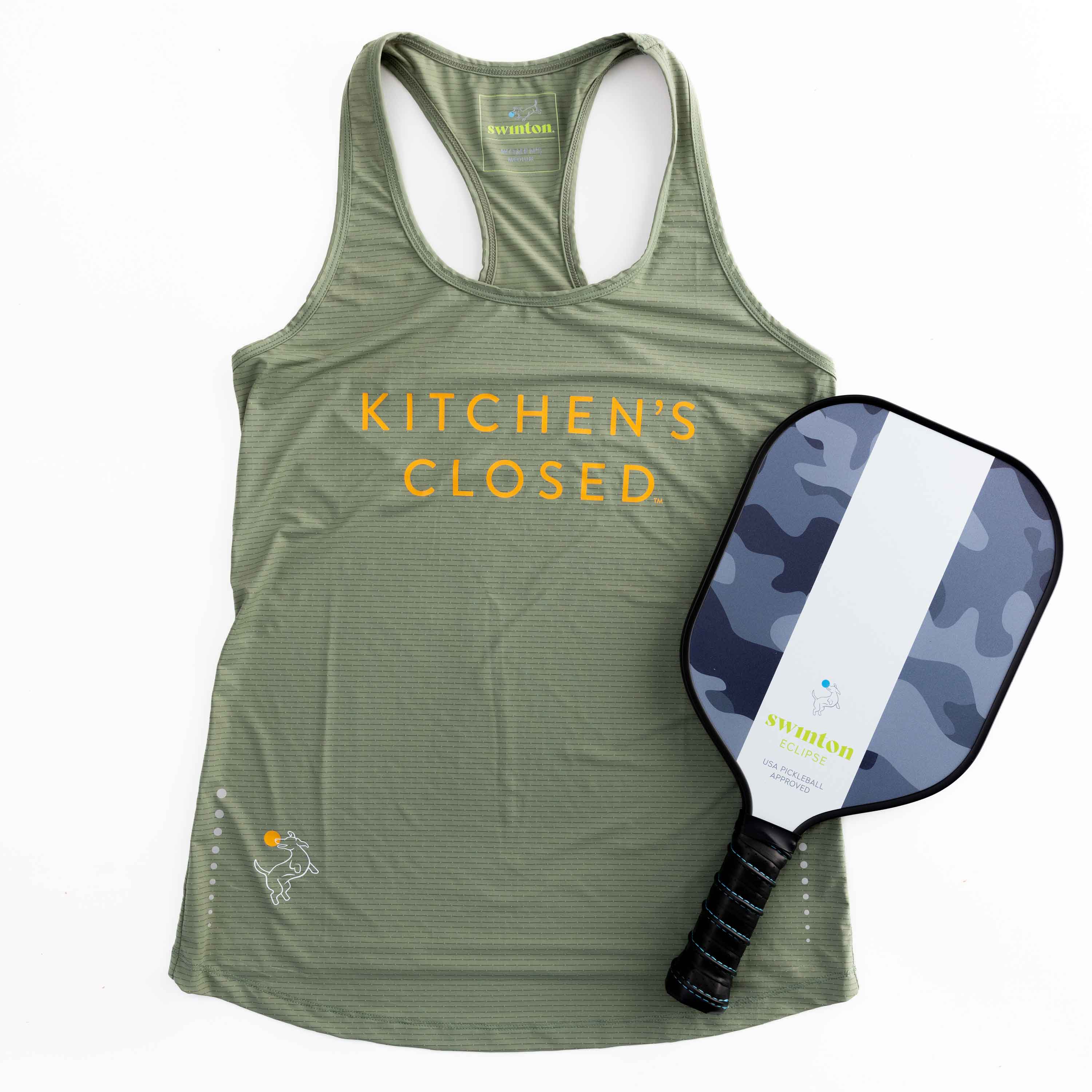 Women's Kitchen's Closed LUX Performance Tank - Dink & Volley Pickleball