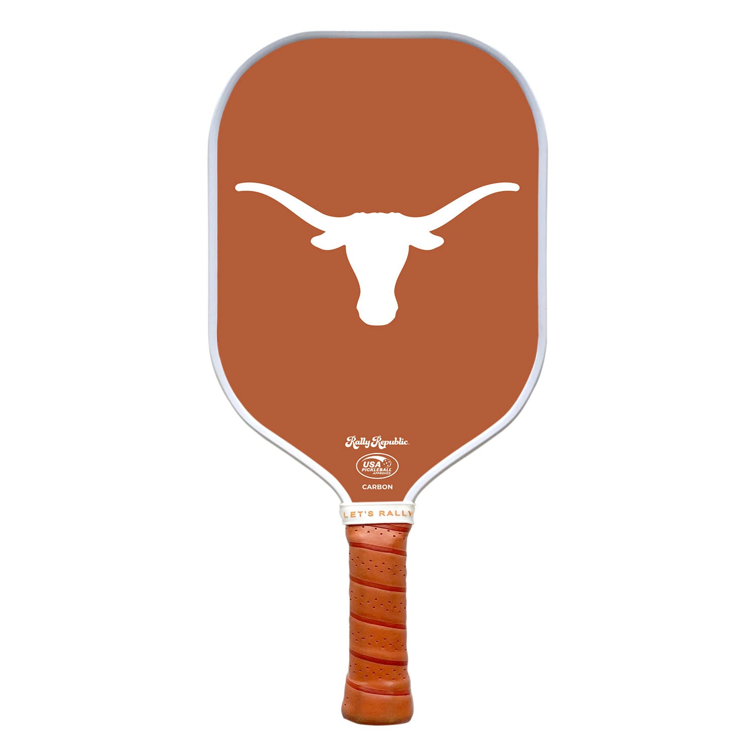 Texas Longhorns Burnt Orange Primary Mark Pickleball Paddle - Dink & Volley Pickleball