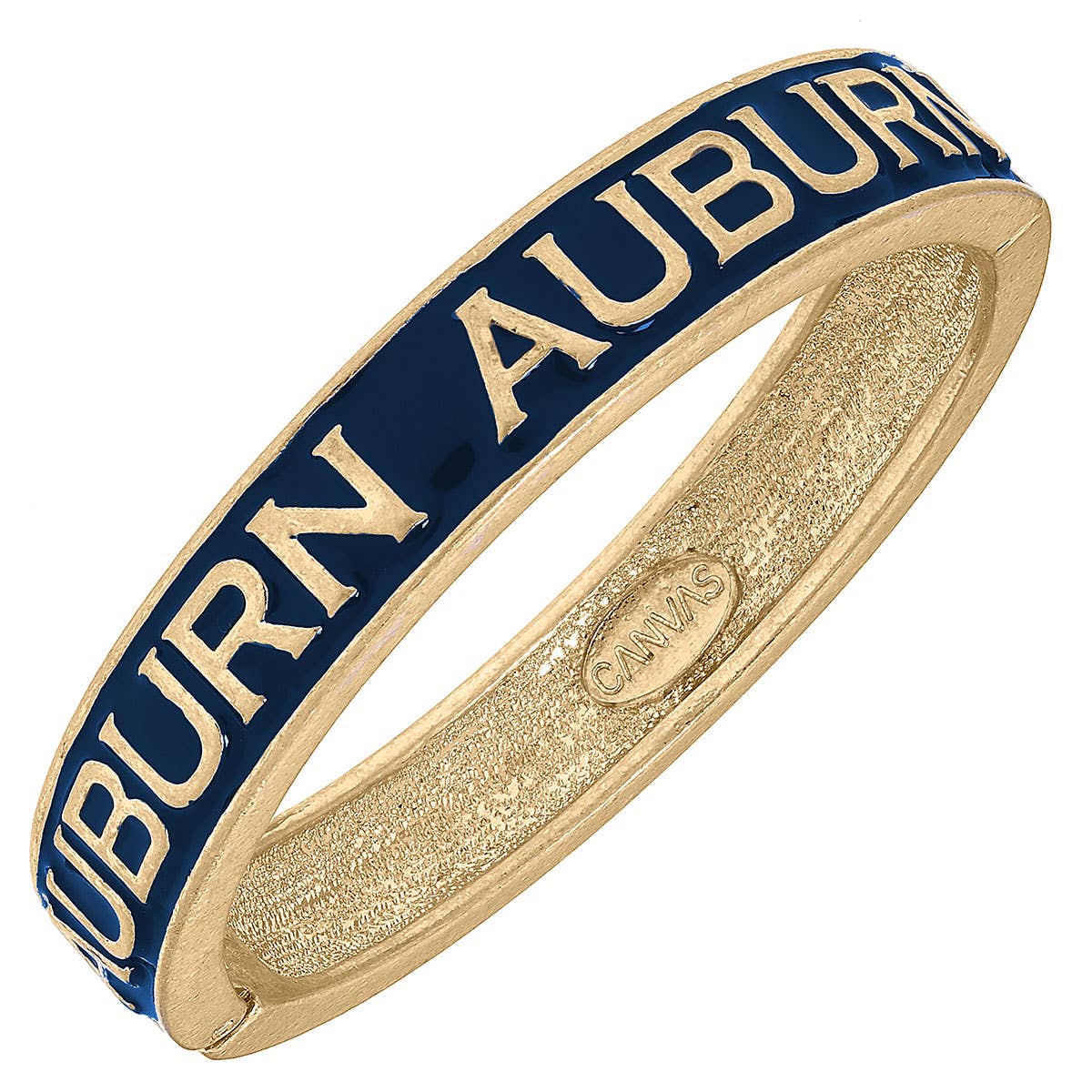 Enamel Auburn Hinge Bracelet