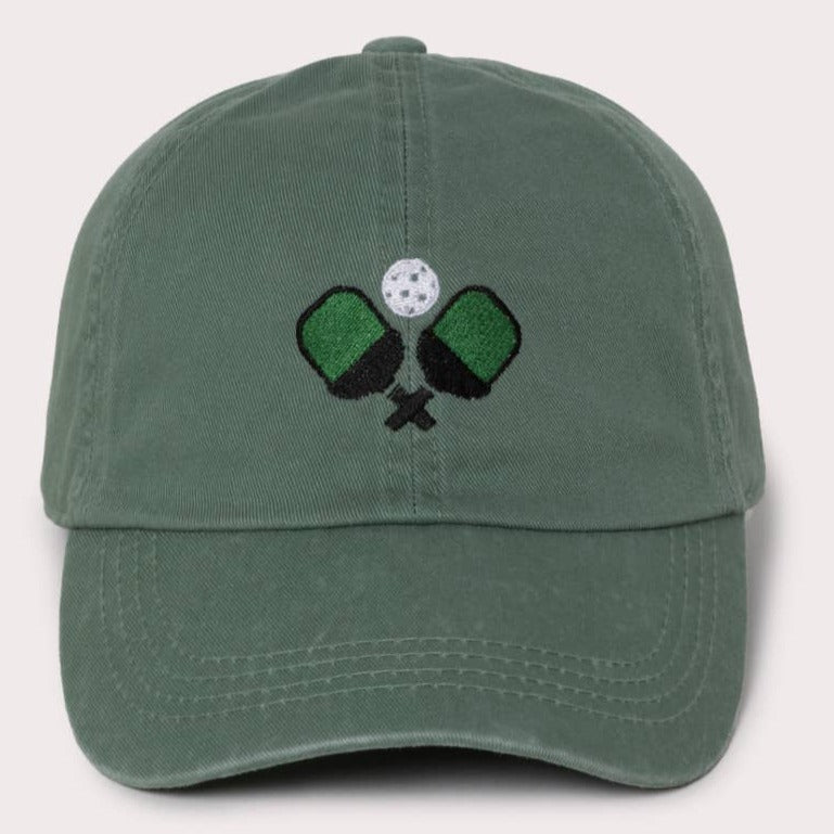 Green Pickleball Baseball Hat