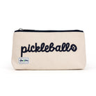 Brush it Off Cosmetic Case - Pickleball Stitched - Dink & Volley Pickleball