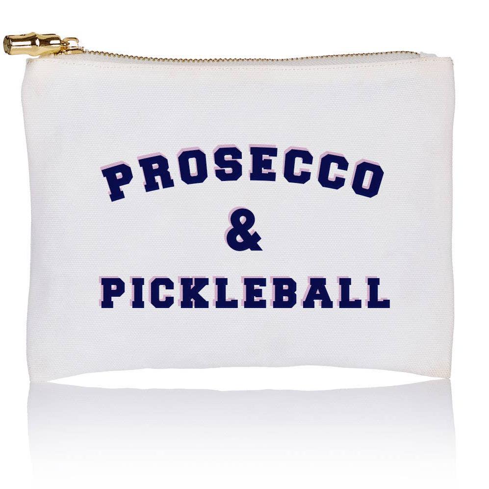 Pickleball Flat Zipper Pouch - Dink & Volley Pickleball