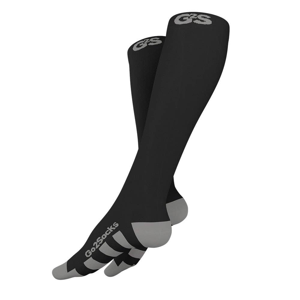 Unisex Black Pickleball Compression Socks